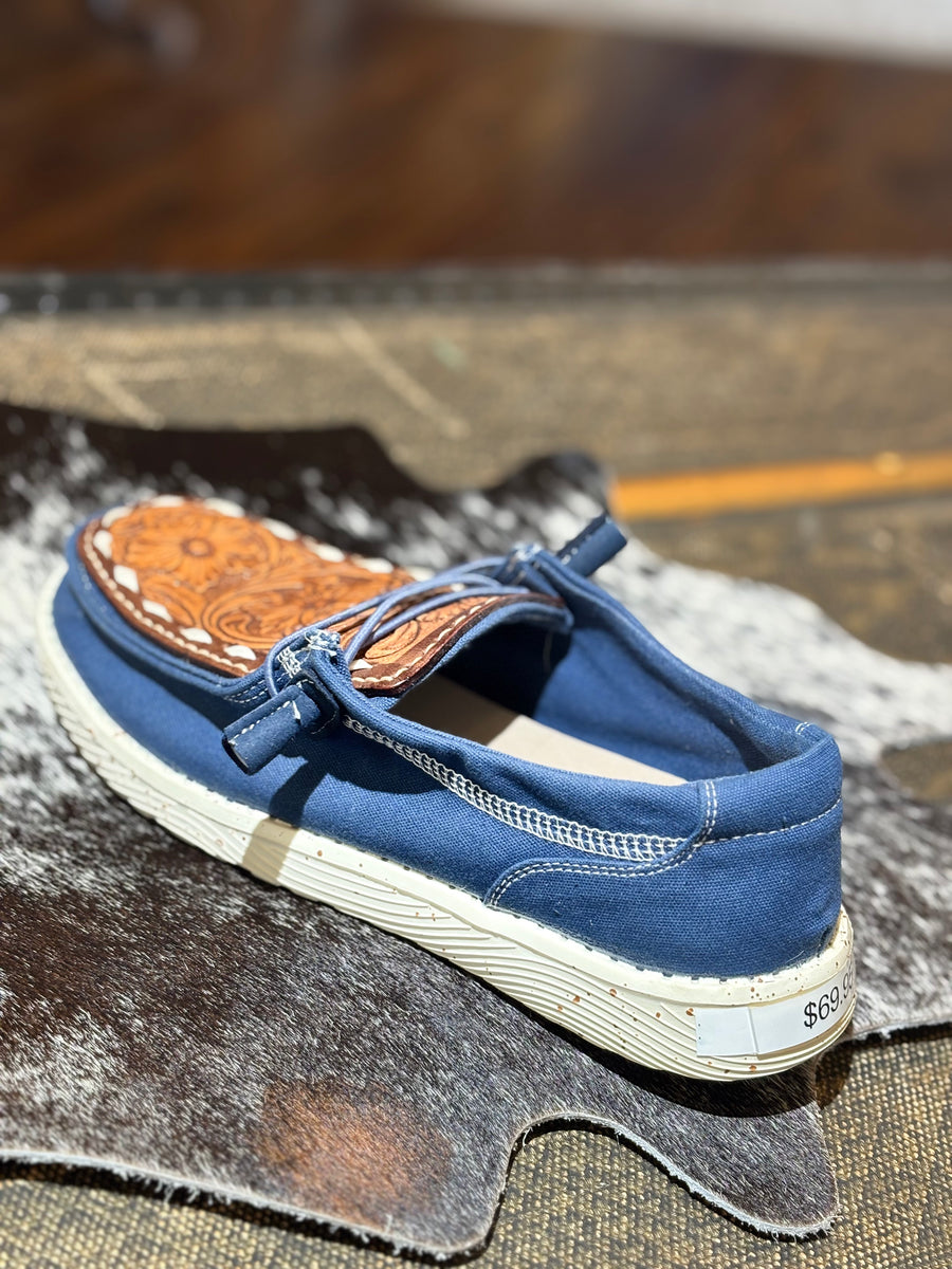 Blue Slip-on