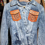 Denim and Leather Jacket