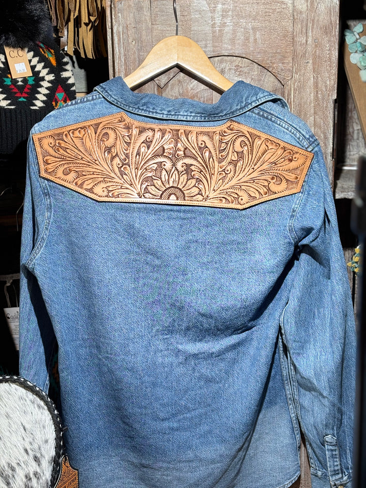 Denim Leather Jackets