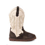 Men's Cowboy Boot - Espresso/Cream
