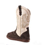 Men's Cowboy Boot - Espresso/Cream