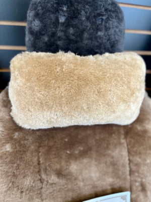 Sheepskin Headrest Neck Pillow