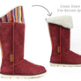 Mongol Boot - Burgundy