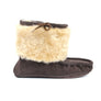 Moccasin Bootie - Chocolate