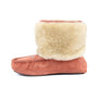 Moccasin Bootie - Faded Red