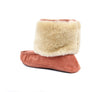 Moccasin Bootie - Faded Red