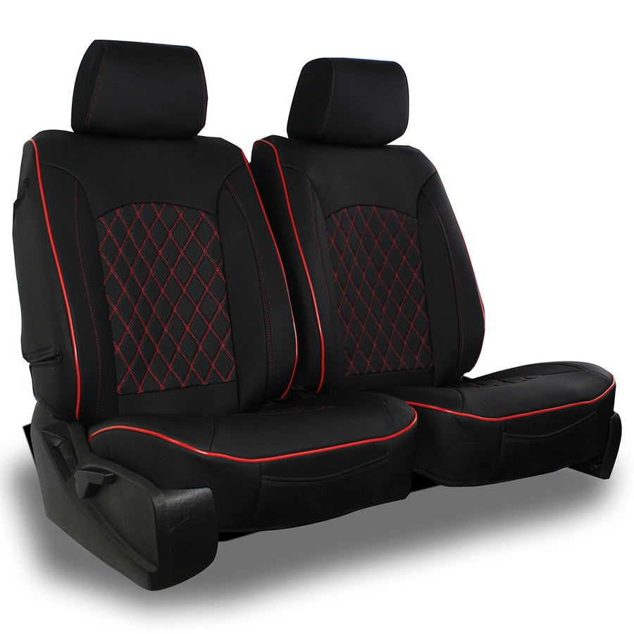 Leatherette Diamond Semi-Custom Car Seat Covers